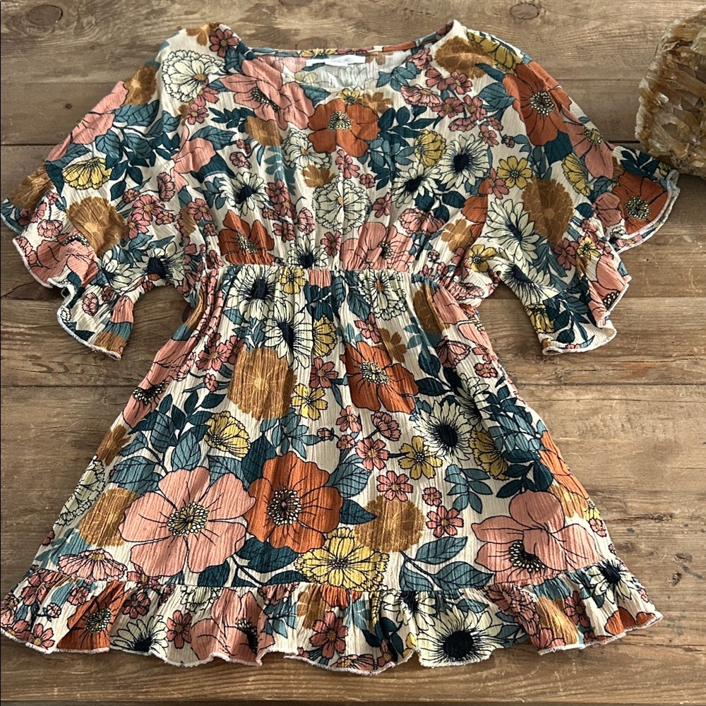 O'Neill Floral Kids Dress - Multicolor